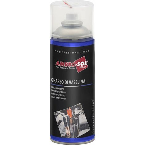 Spray 400ml Ambro-Sol Graisse de vaseline pour mécanismes délicats et protection cosses à batteries