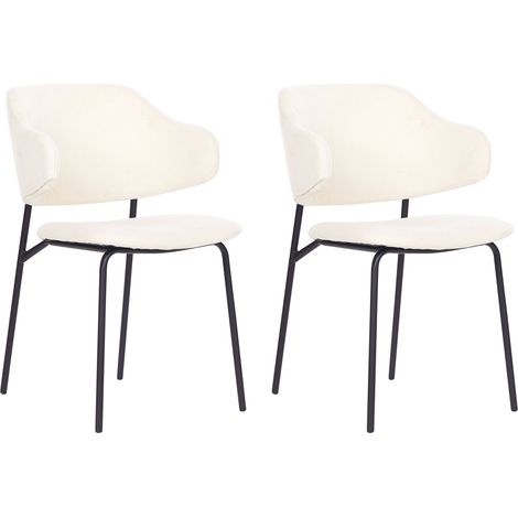 Esszimmerstuhl 2er Set KENAI Hellbeige (1/5)