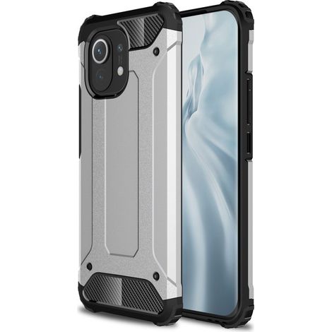 Tech Armor Schutzhülle für Xiaomi Mi 11, Silber (1/5)