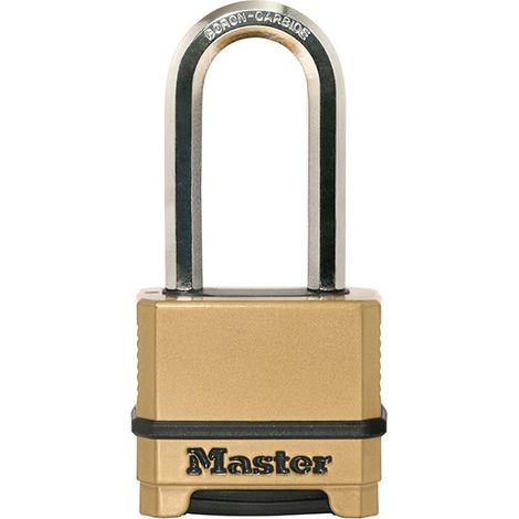 Master Lock Excell 4-Digit Combination Padlock with 50mm Body and 51mm Shackle (Model MLKM175LH)