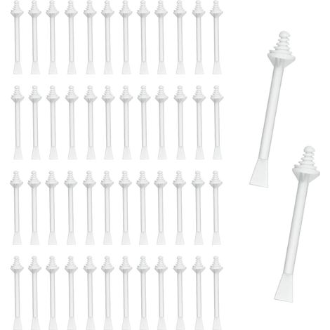 50 Pieces Épilation du Applicateurs Nose Wax Kit Épilation du Epilation Homme Nez pour Homme Bâtonnets Baton Epilation Cire Kit de Cire de Nez pour Nasale (1/5)