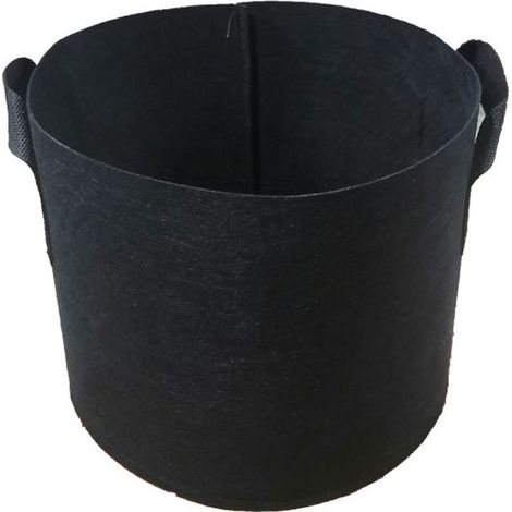 3 sacs de plantation non tissés, 37 L, 40x40x30 cm, poignée renforcée, pour jardinage domestique et balcons (1/4)