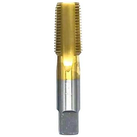 Taraud fileté en cobalt 1,27 cm 3/8" Flûte droite Foret de filetage Outil de plomberie pour utilisation mécanique et automobile Robinet de plomberie en acier cobalt (1/5)