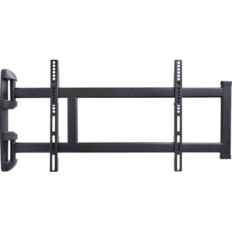 my wall Support mural de pour écrans plats HP27AL, pivotant de 90°, distance de montage mural 28 mm, peu encombrant, VESA jusqu'à 600 x 400 mm, supporte jusqu'à 40 kg (1/3)