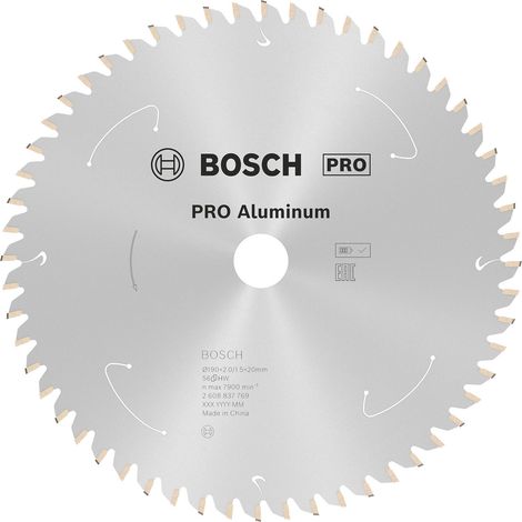 Lame de scie circulaire sans fil en aluminium PRO, 190 x 2 x 20 mm, pour HKS (1/4)