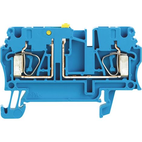 Bloc de jonction sectionnable Weidmuller Z, 2.5mm², Cage à ressort, Bleu ( Prix pour Paquet de 5 )