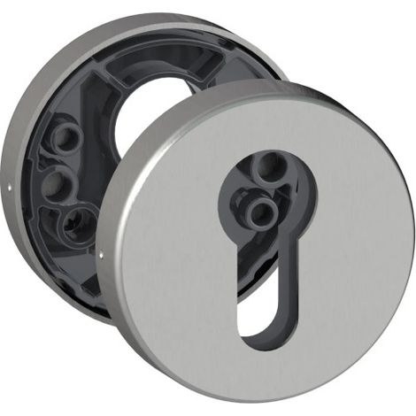 Par de rosetas 6420 acero inoxidable BEZAULT Key i - 81574 (1/2)