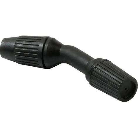 Boquilla pulverizadora, chorro ajustable, compatibilidad universal, color negro. (1/2)