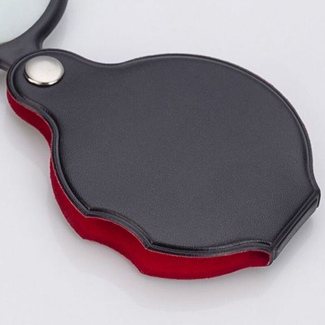 2 petites loupes 8X améliorées pour enfants/personnes âgées, loupes de poche pour lire/fermer le travail, mini loupes pliantes avec étui de protection, 1,96 pouces