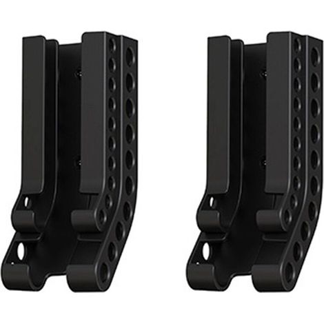 2X Support de Stockage de Piles AA/AAA, Boîte de Rangement de Piles Combinée, Support de Rangement Mural de Piles Noir (1/4)