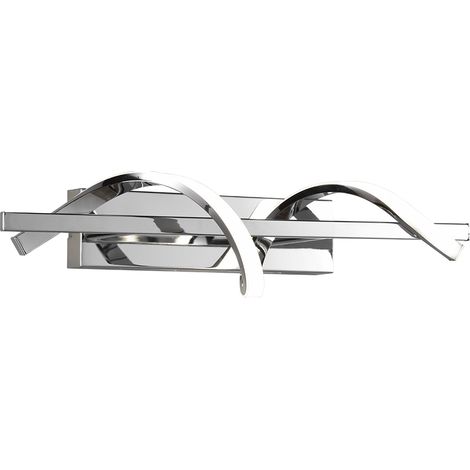 Plafoniera moderna ISABEL cromo LED integrato 46 cm (1/4)