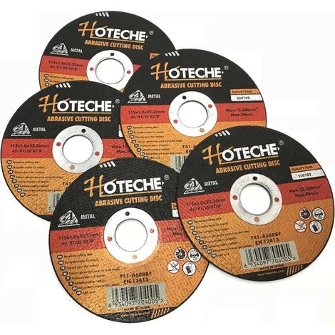 Kit 5 Dischi Taglia Ferro Metallo Disco 115 Mm Smerigliatrice Flex