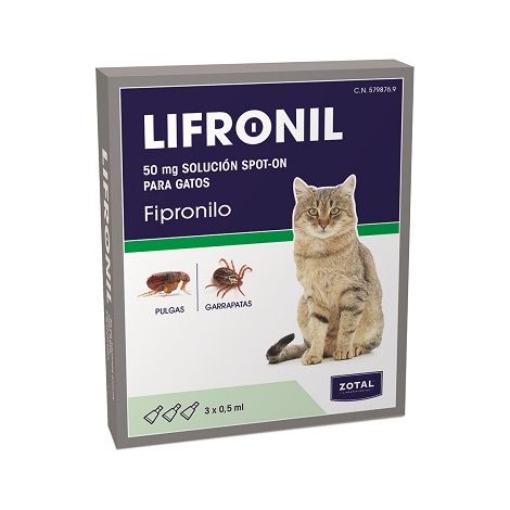 LIFRONIL PIPETA GATO (Blister 3 x 50 mg)