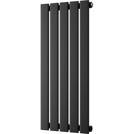 Typhoon - Black Designer Radiator H800mm x W340mm Single Panel (1/3)