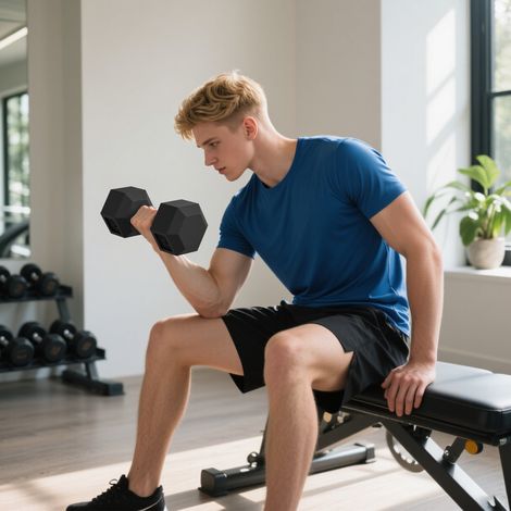 Lot de 2 Haltères Courtes Poids 30 kg, Haltère Hexagonale Entraînement Musculaire & Haltérophilie, Noir