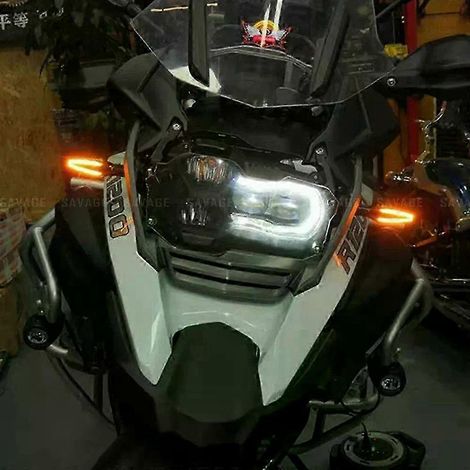 Gilt für LED-Blinker für BMW R1250GS LC ADV R1250 R1200 R/RS/GS R1200GS R1250RS R1250R Motorrad Blinker vorne/hinten Edition 06