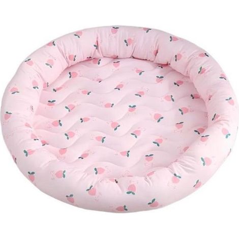 Cama refrescante de seda helada para mascotas para el verano, 55x55 cm, Ligera y fresca, Antideslizante y refrescante, Ligera, cómoda y suave (1/5)