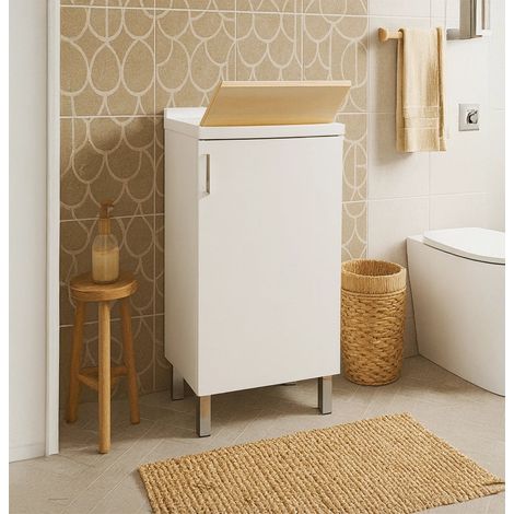 Exagonshop Lavatoio 45x50 bianco con gocciolatoio