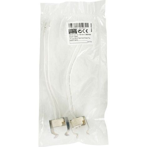 CENTRALE BRICO Douille électrique a baïonette GU5.3 céramique, blanc (1/2)