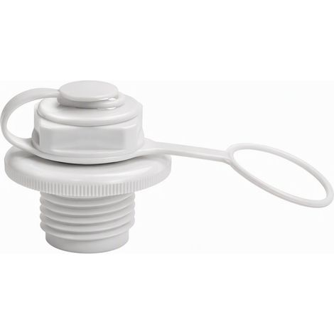 Valve de gonflage Boston 24 mm en blanc, embase de rechange pour bateau pneumatique et piscine gonflable, pièce de gonflage étanche à visser (1/4)
