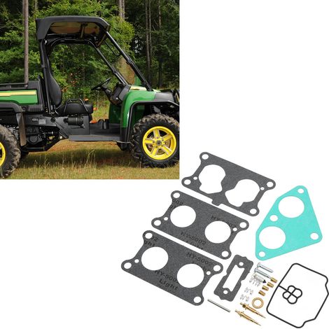 Kit de réparation de carburateur pour John Deere Gator HPX 4X2 4X4 Diesel Trail UTV ATV 2004-2012 KCR700 (X4) (1/5)
