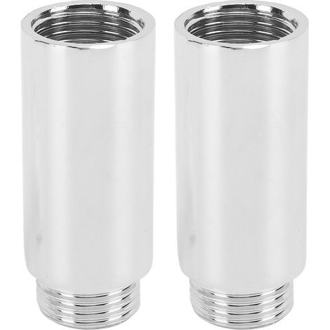 Duschkopf-Verlängerungsschlauch, Duscharmverlängerung aus Edelstahl, Chrom-Finish für Badezimmer (2 Zoll) (1/4)