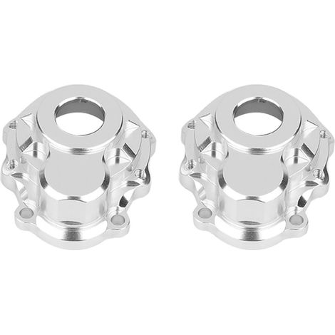 1 Paire de Capuchons de Moyeu en Alliage pour TRX-4 Traxxas, Avant Arrière, Modèle RC 1:10, Couleur Titane (1/5)