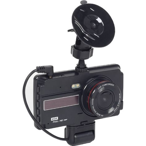 869 IPS 4-inch Car DVR with Front and Rear Dual Recording, High-Definition 1080p, In-Car Night Driving Recorder -- 869-4-inch (Front + Interior) (1/4)