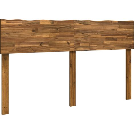 Cabecero con borde natural ROSTOCK Natural 135 cm vidaXL (1/5)