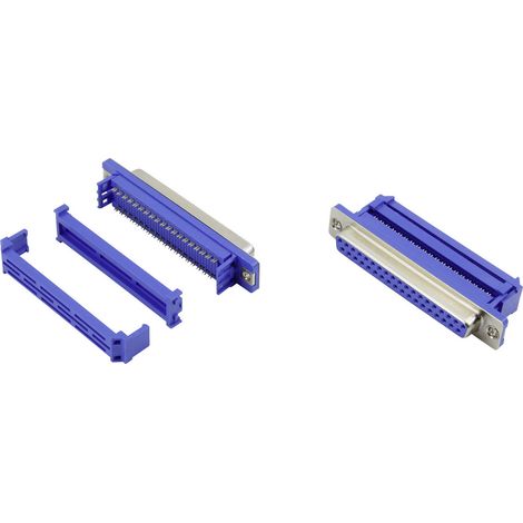 Connfly  DS1036-25FPU2PX-YT D-SUB Buchse 180 ° Polzahl: 25 Schneid-Klemm 1 St.