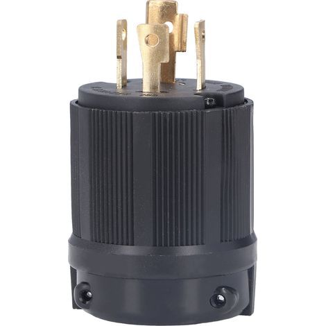 PA66 locking cap, 4-hole plastic and brass generator connector for tumble dryer 30A 277 480V (1/5)