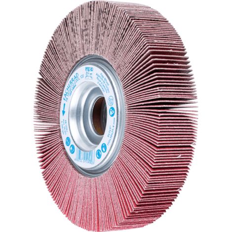PFERD TOOLS Lamellenschleifrad FR Ø 150x30mm Bohrung Ø 25,4 mm CO-COOL120 für kühlen Schliff auf Edelstahl 2 Stk