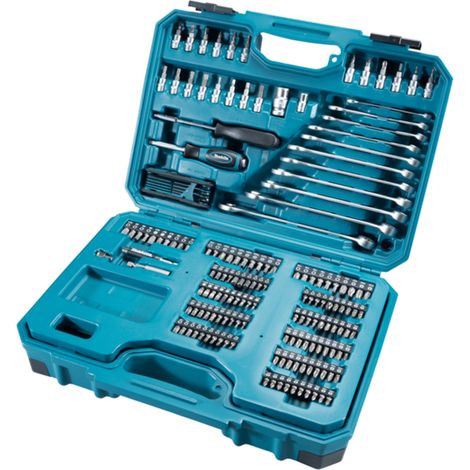 Makita E-10883 221pc Piece General Maintenance Spanner Socket Screwdriver Bit Set