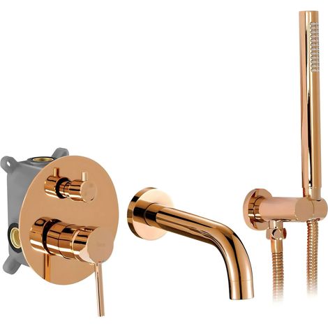 Robinet De Baignoire Encastré Rea Lungo Copper  + Box