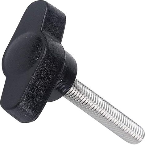 Hardware Accessories Clamping Handle M4 M5 Plastic T-Shape Head Wing Button Adjustable Male Handle Thread Thumb Screw for Machine Tool (1/5)