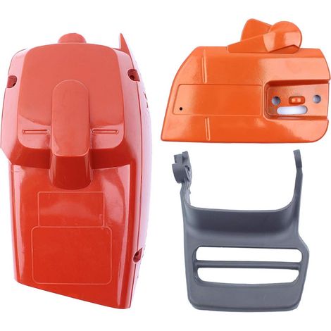 Kit de couvercle de frein côté chaîne et poignée avant pour tronçonneuse Husqvarna 340 345 350 (1/5)
