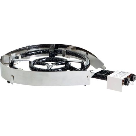 Paella World Variabler Hitze- und Windschutz für Paella-Brenner mit Ø 60 - 70 cm