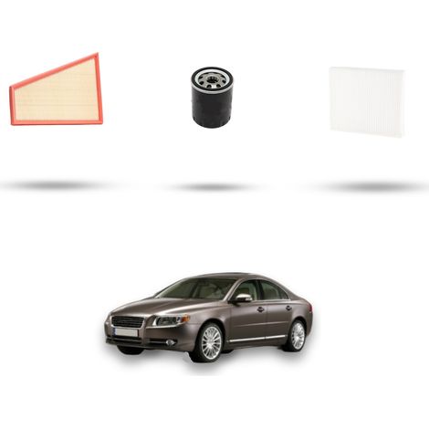 Kit tagliando 3 filtri compatibile con Volvo S80 II 2.0 107Kw dal 2007 al 2010 (1/5)