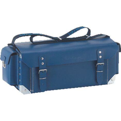 Borse per idraulici in vero cuoio borsa cuoio blu mod. vega