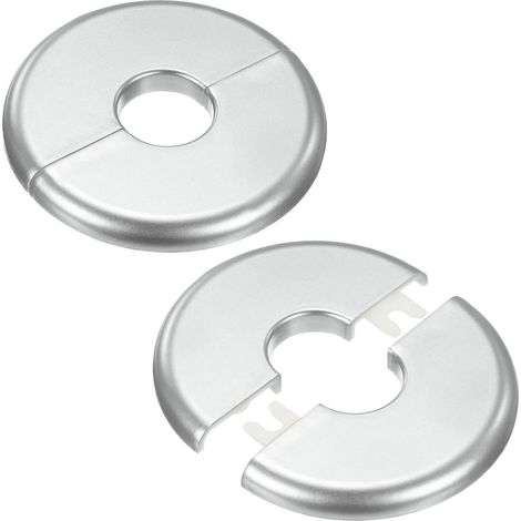 Bride à paroi fendue pour tuyau de 22,5 mm (jeu de 2 pièces), argent (1/4)