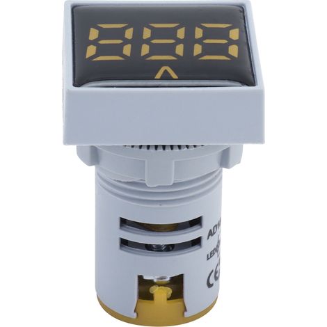 AD16-22FSV Digitale Spannungsanzeigeleuchte, Spannungsmesser 60500V, Gelb (1/5)