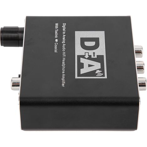 Convertisseur audio portable numérique coaxial fibre optique vers analogique R/L, amplificateur Hi-Fi avec prise jack 3,5 mm (1/5)