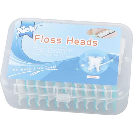 Brosse Interdentaire Jetable à Tête Souple en Silicone, Portable avec Étui - 200 Pièces Vert Menthe pour Soins Bucco-dentaires