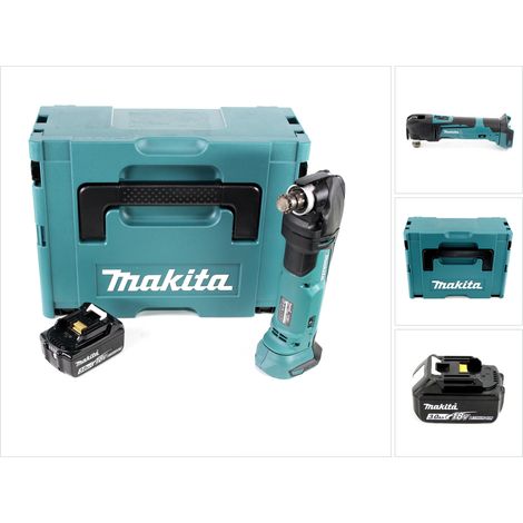 Makita DTM 51 F1J 18V Li-Ion Akku Multifunktionswerkzeug im Makpac + 1x 3,0 Ah Li-Ion Akku - ohne Zubehör, ohne Ladegerät