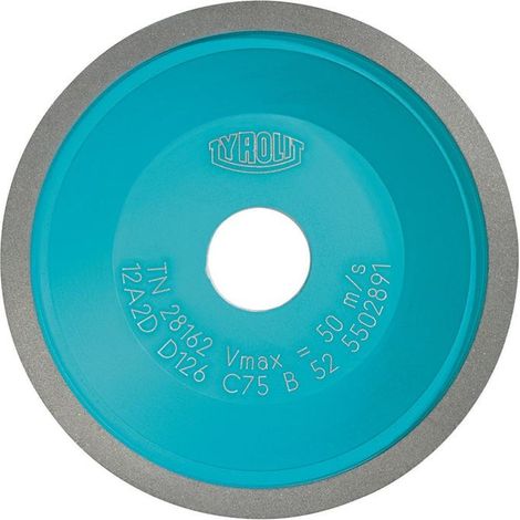 TYROLIT Diamant-Teller-Schleifscheibe DxTxH (mm), 100x25x20, Typ: D64 (1/5)