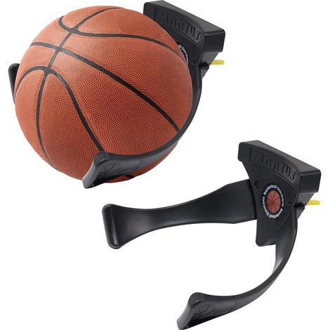 Ensemble de 2 supports muraux pour ballons de basket, de football, de volley, etc. (1/5)