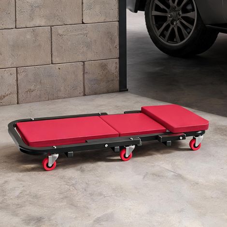 Chariot de visite 2 en 1 pliable 101,5 x 40 x 13,5 cm (1/5)