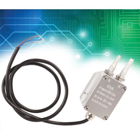 Capteur de Pression Différentielle Haute Précision 24VDC 0‑3Kpa pour Mesure de Pression du Vent (1/5)