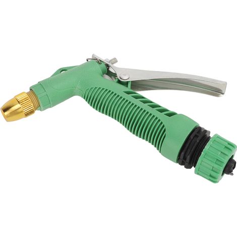 Pistolet à Eau pour Lavage de Voiture, Embout Long Vert, Poignée Antidérapante en ABS Écologique (1/5)