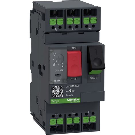 Schneider Electric MOTORSCHUTZSCHA 24-32A SNAPIN (GV2ME32A) (1/2)